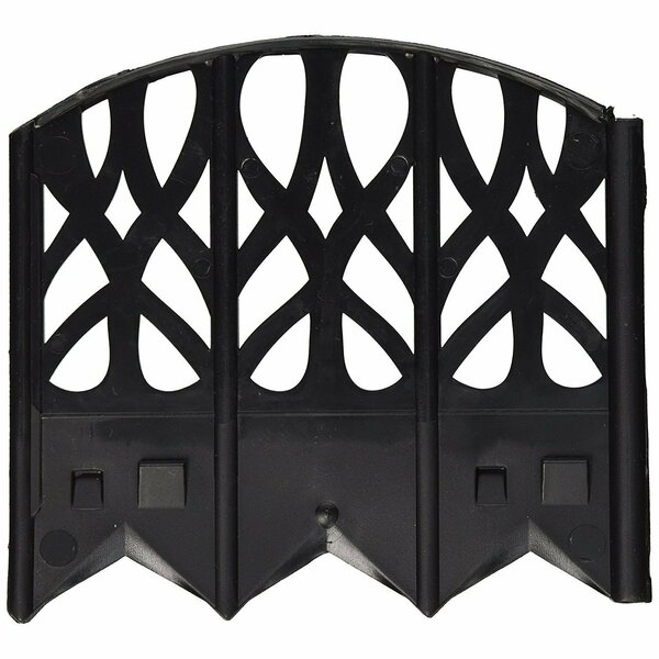 Emsco Group 10ft Choppers Elegant Edging, Hammer-In Wrought Iron-Look Lawn Edging 3010-1